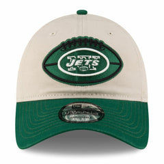 New York Jets New Era 2024 Sideline Historic 9TWENTY Adjustable Hat Stone/Green | NFL