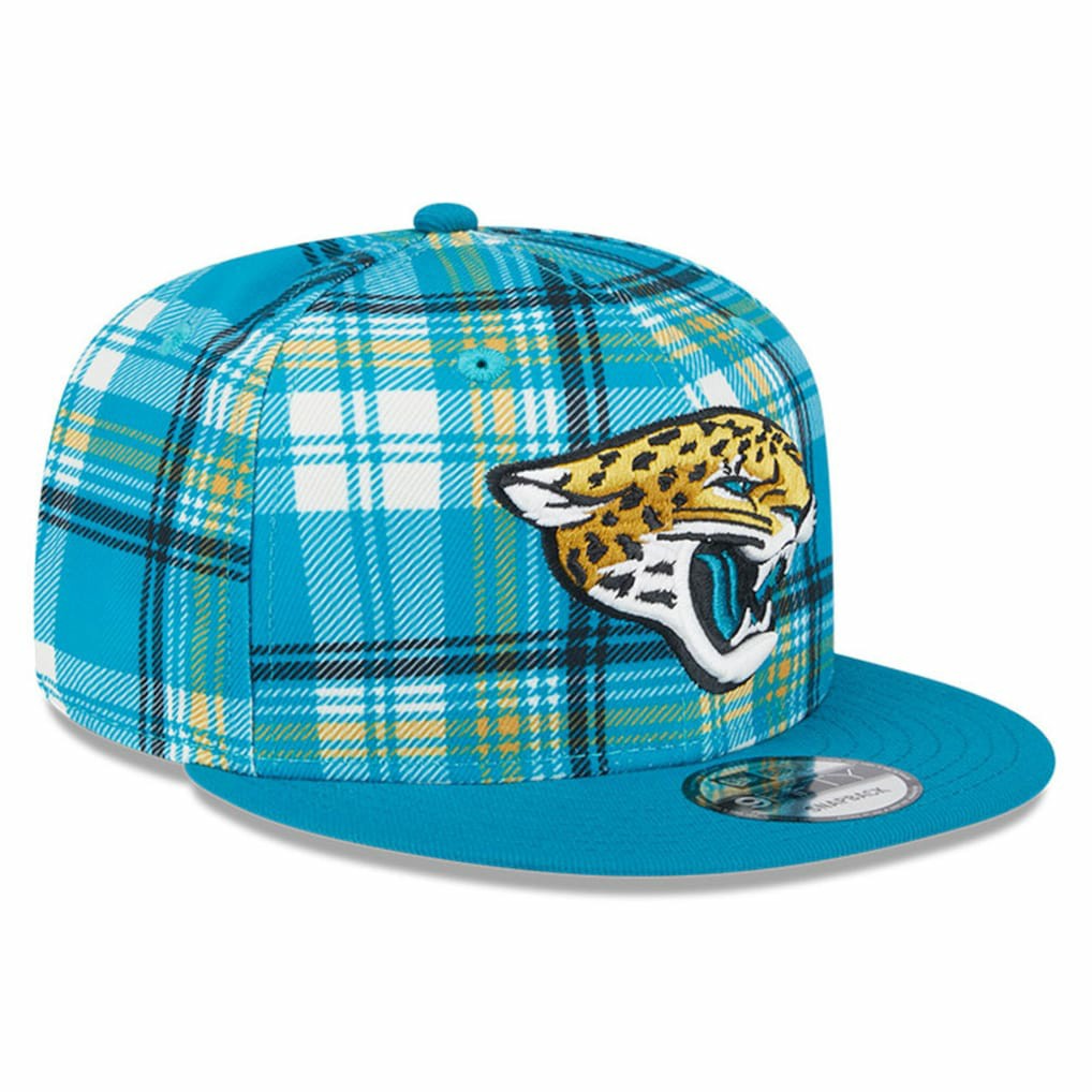 Jacksonville Jaguars New Era Youth 2024 Sideline Statement 9FIFTY Snapback Hat Teal | NFL