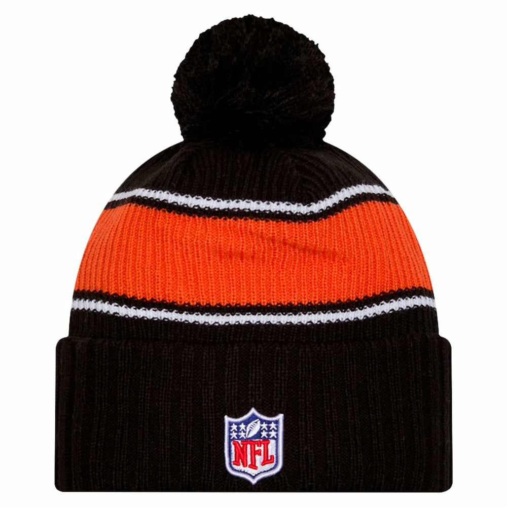Cincinnati Bengals New Era 2024 Sideline Cuffed Knit Hat with Pom Black | NFL