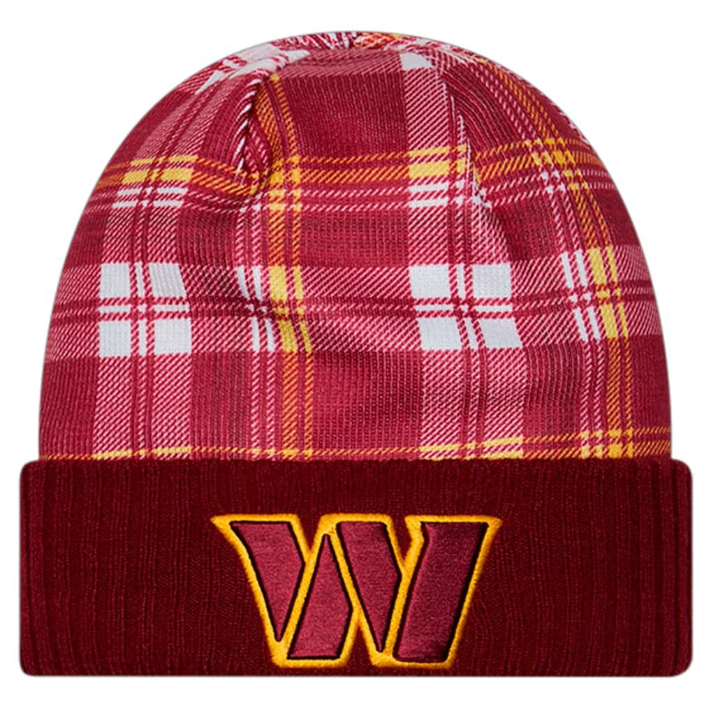Washington Commanders New Era Sideline Statement Cuffed Knit Hat Burgundy | NFL
