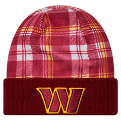 Washington Commanders New Era Sideline Statement Cuffed Knit Hat Burgundy | NFL