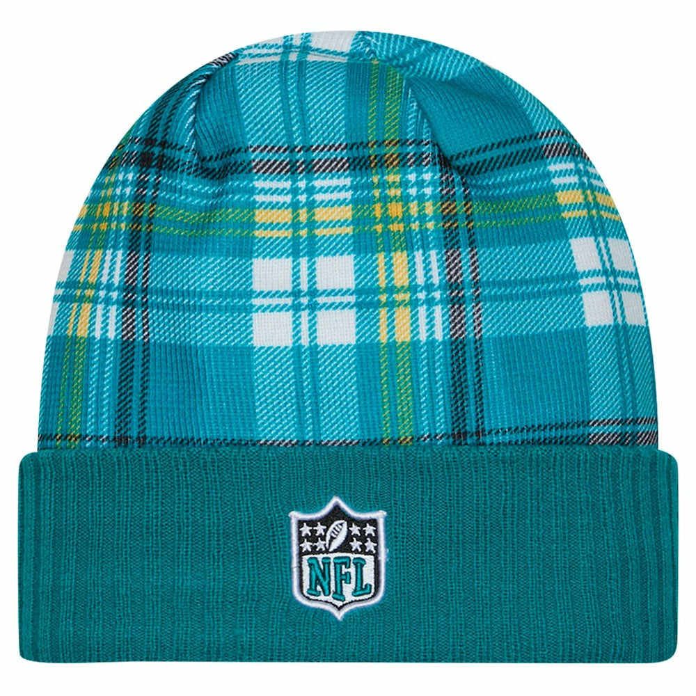 Jacksonville Jaguars New Era Sideline Statement Cuffed Knit Hat Teal | NFL