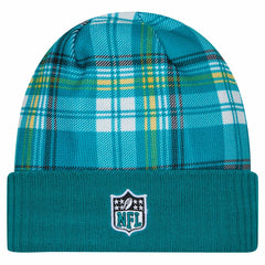 Jacksonville Jaguars New Era Sideline Statement Cuffed Knit Hat Teal | NFL