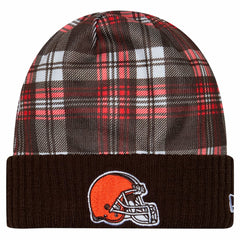 Cleveland Browns New Era Sideline Statement Cuffed Knit Hat Brown | NFL