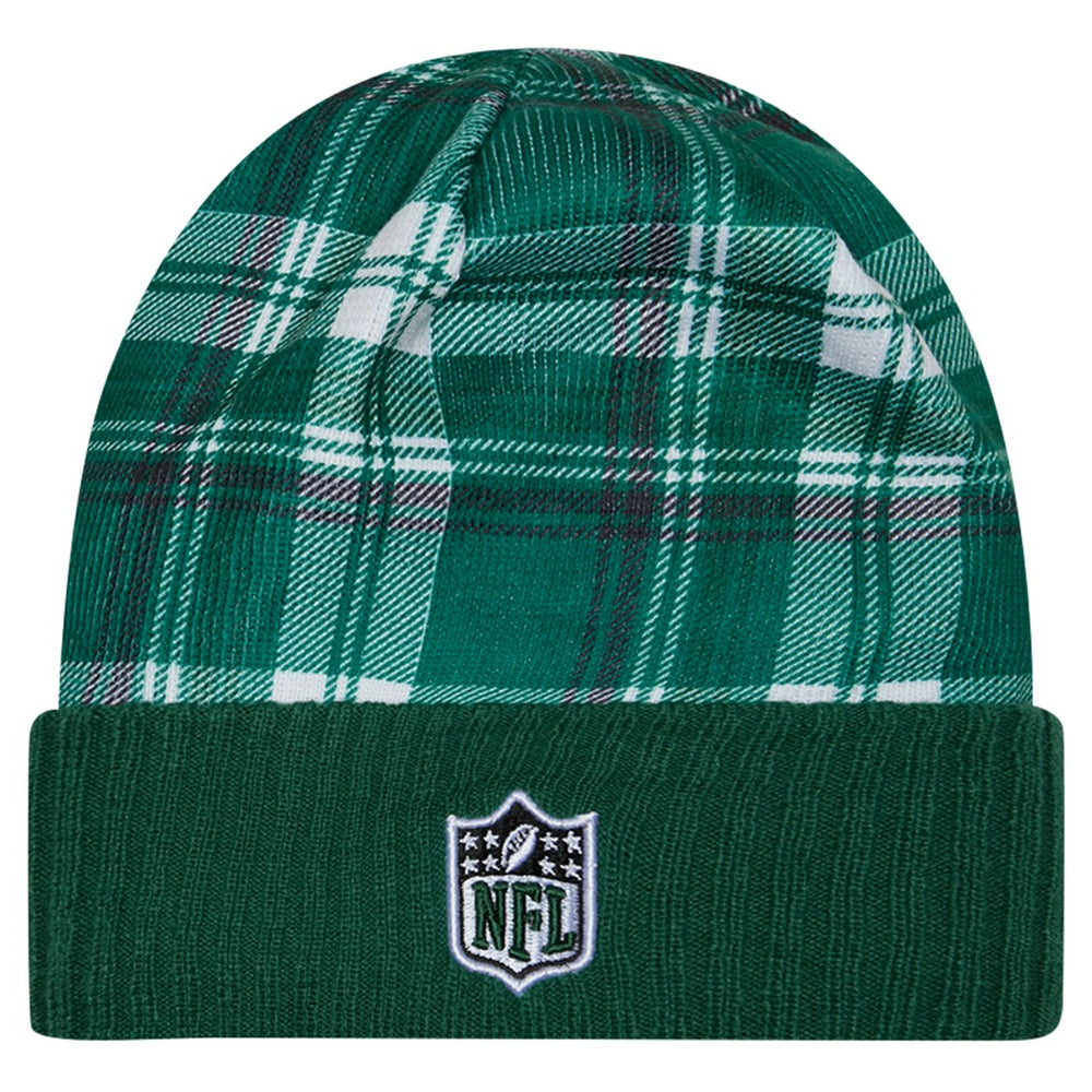 New York Jets New Era Sideline Statement Cuffed Knit Hat Green | NFL