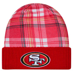 San Francisco 49ers New Era Sideline Statement Cuffed Knit Hat Scarlet | NFL