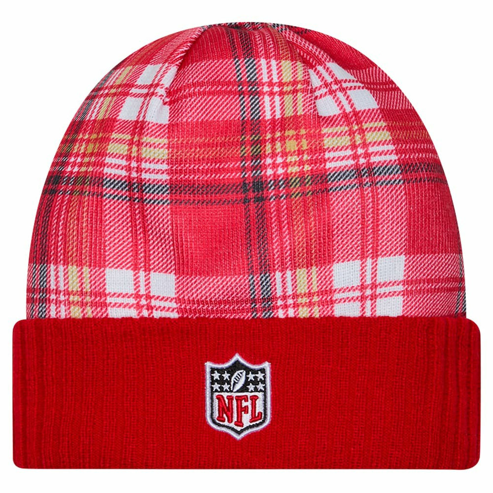 San Francisco 49ers New Era Sideline Statement Cuffed Knit Hat Scarlet | NFL