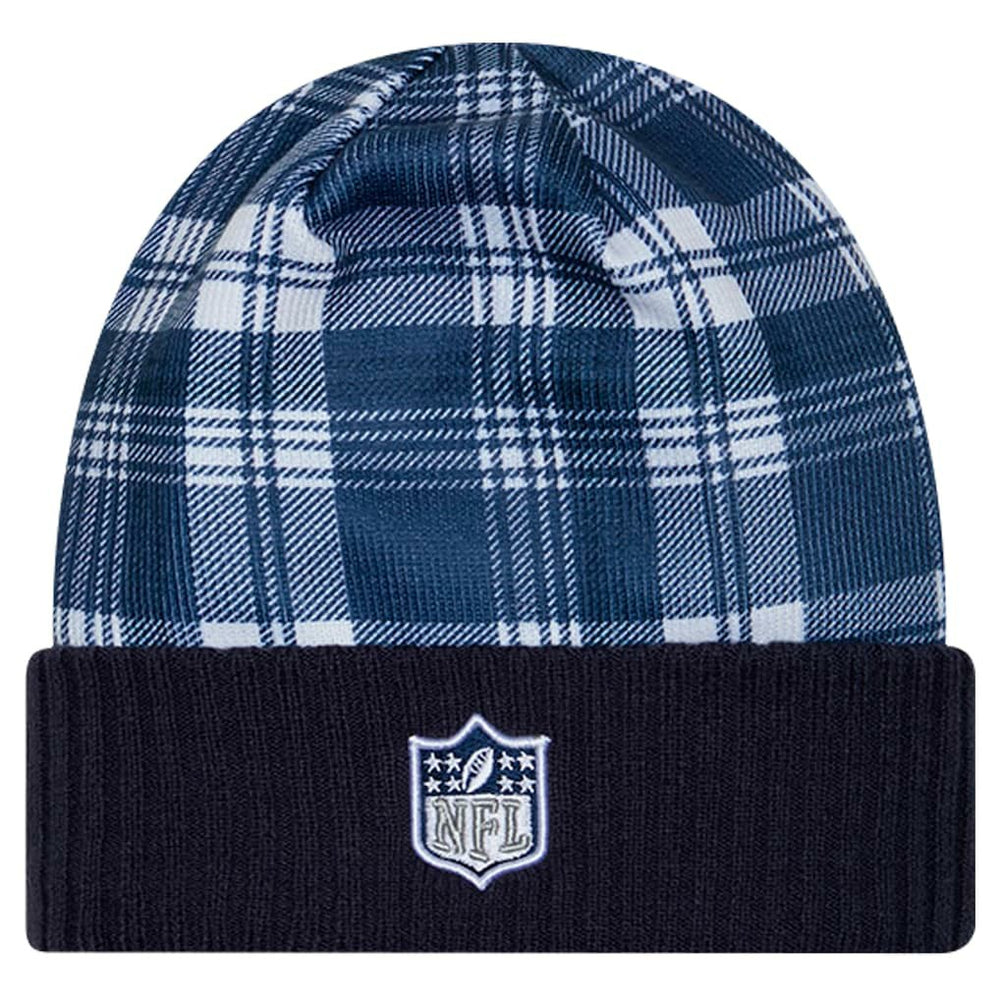 Dallas Cowboys New Era Sideline Statement Cuffed Knit Hat Navy | NFL