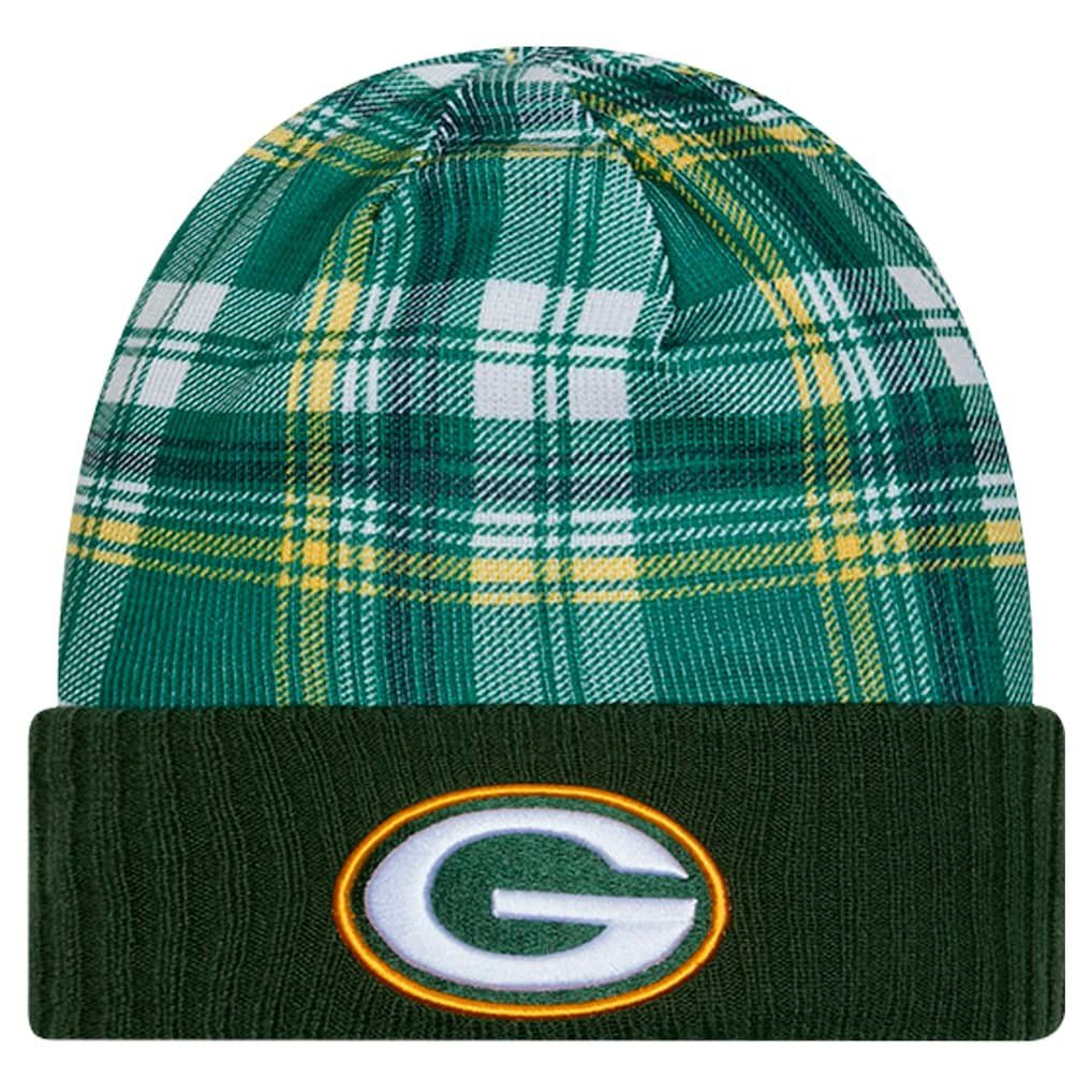 Green Bay Packers New Era Sideline Statement Cuffed Knit Hat Green | NFL