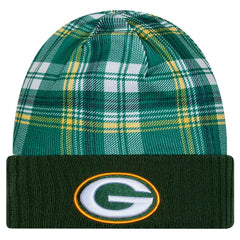 Green Bay Packers New Era Sideline Statement Cuffed Knit Hat Green | NFL