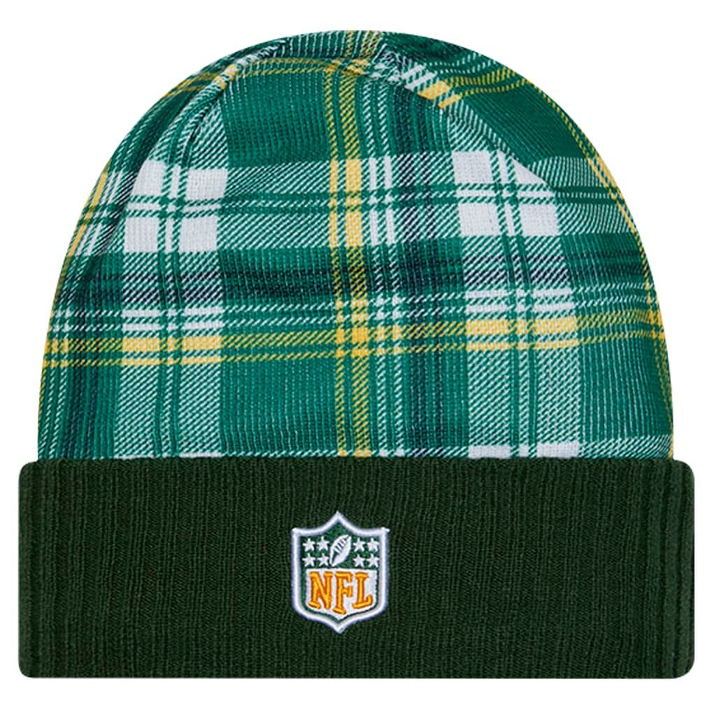 Green Bay Packers New Era Sideline Statement Cuffed Knit Hat Green | NFL