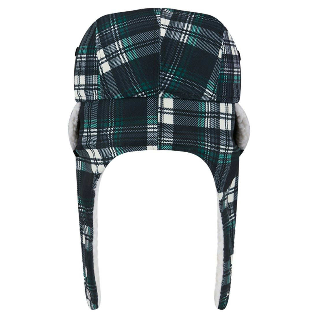 New York Jets New Era Sideline Plaid Sherpa Trapper Hat Black | NFL