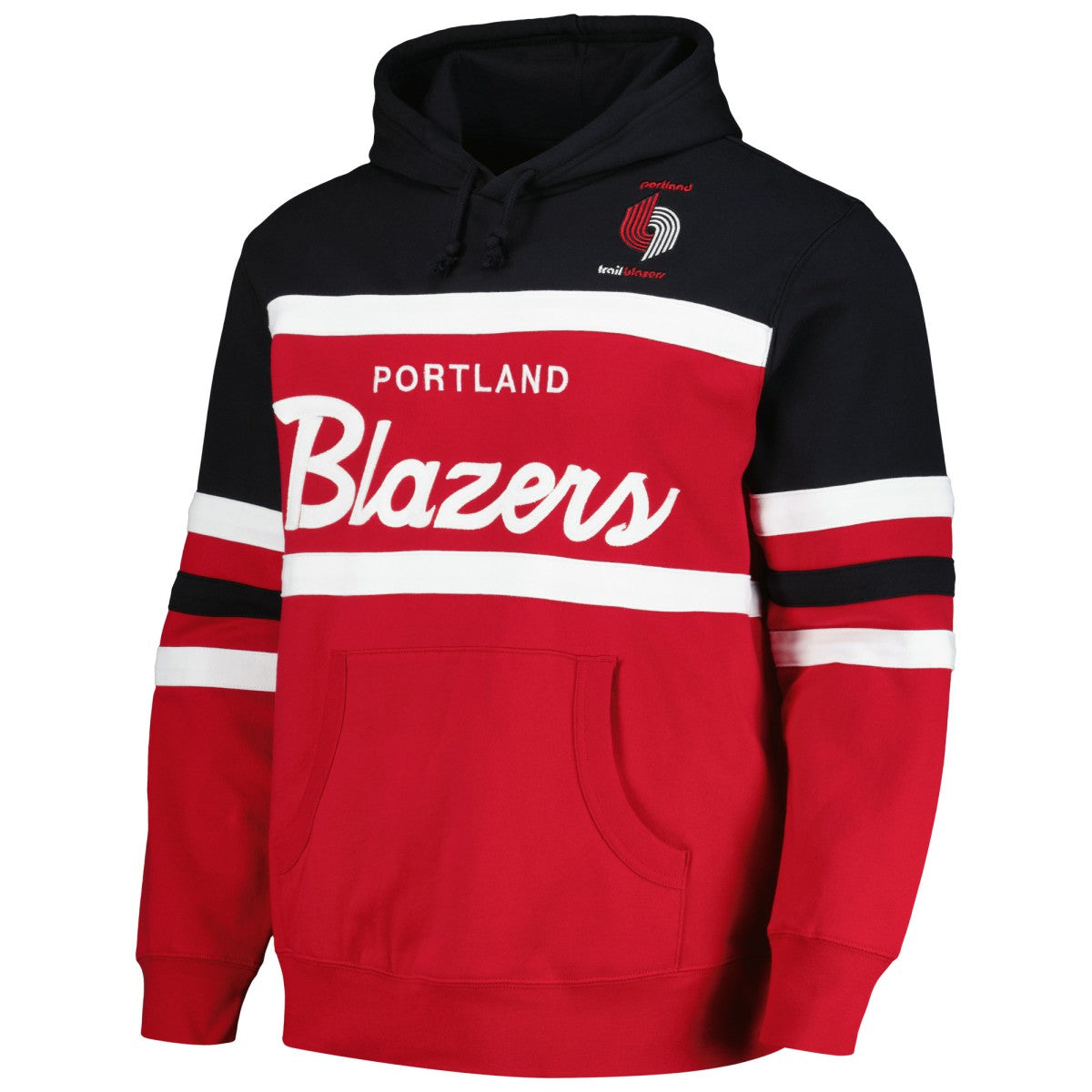 Portland Trail Blazers Head Coach Pullover Hoodie Red/Black - NBA