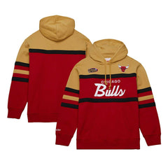 Chicago Bulls Head Coach Pullover Hoodie Red/Gold - NBA
