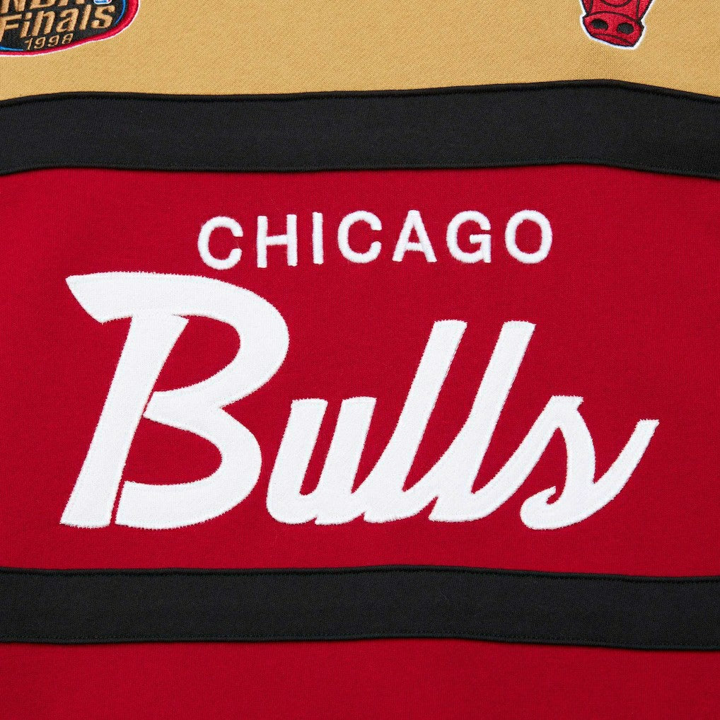 Chicago Bulls Head Coach Pullover Hoodie Red/Gold - NBA
