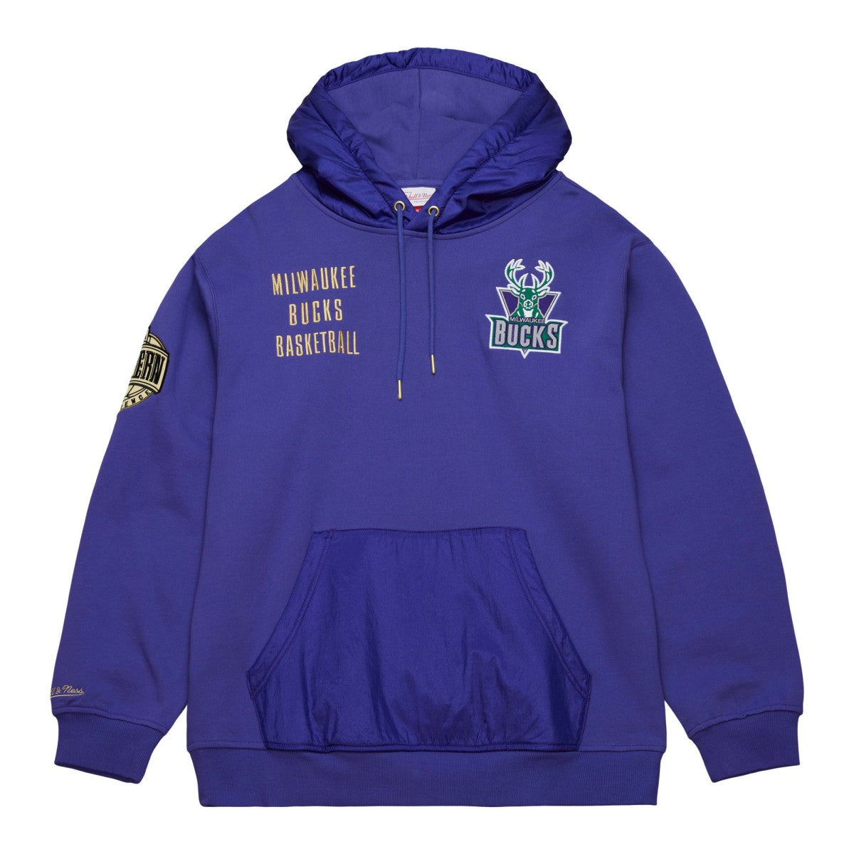 Milwaukee Bucks Team OG 2.0 Vintage Logo Fleece Pullover Hoodie Purple - NBA