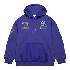 Milwaukee Bucks Team OG 2.0 Vintage Logo Fleece Pullover Hoodie Purple - NBA