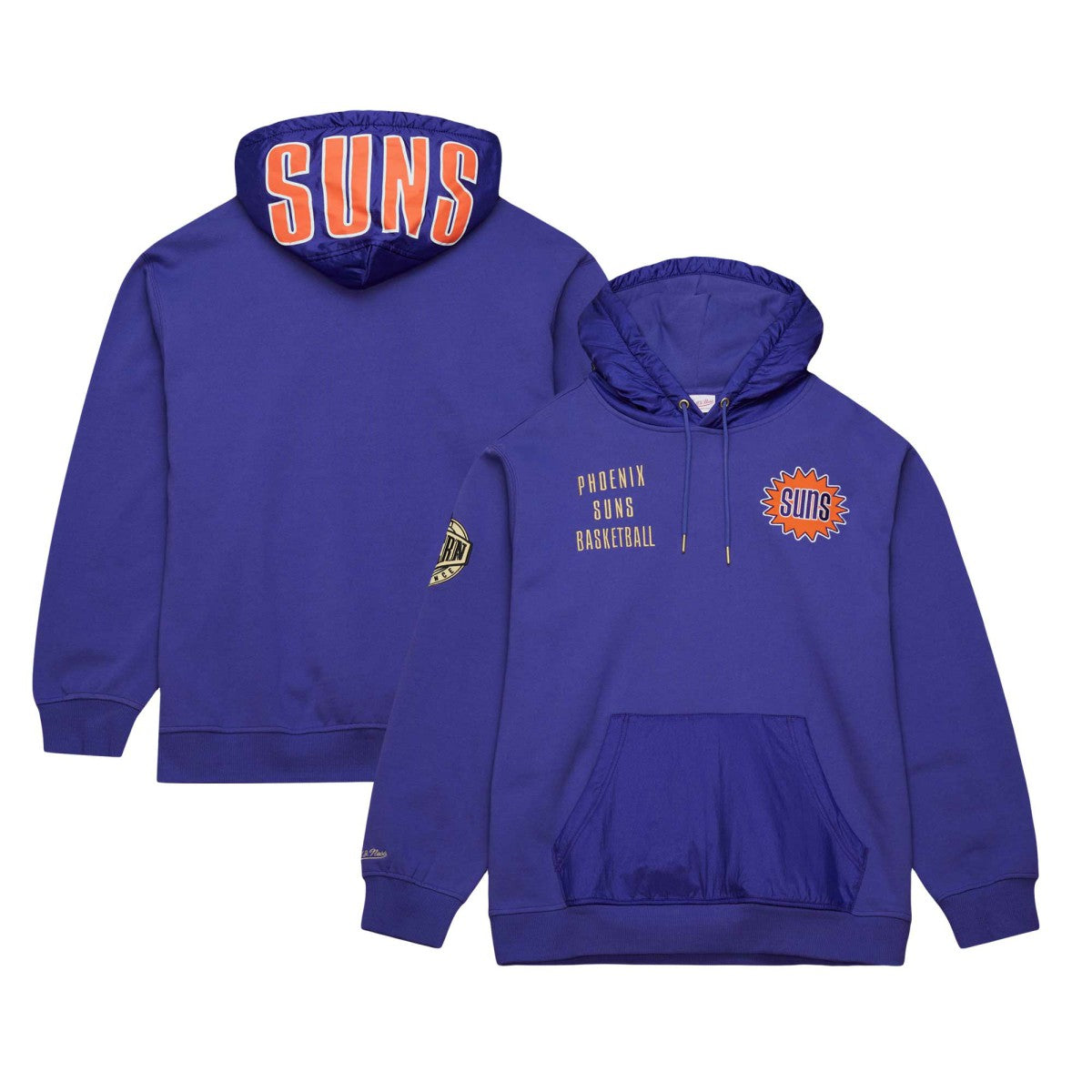 Phoenix Suns Team OG 2.0 Vintage Logo Fleece Pullover Hoodie Purple - NBA