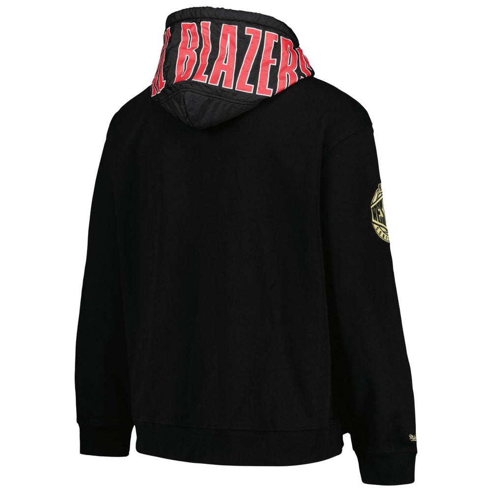Portland Trail Blazers Team OG 2.0 Vintage Logo Fleece Pullover Hoodie Black - NBA