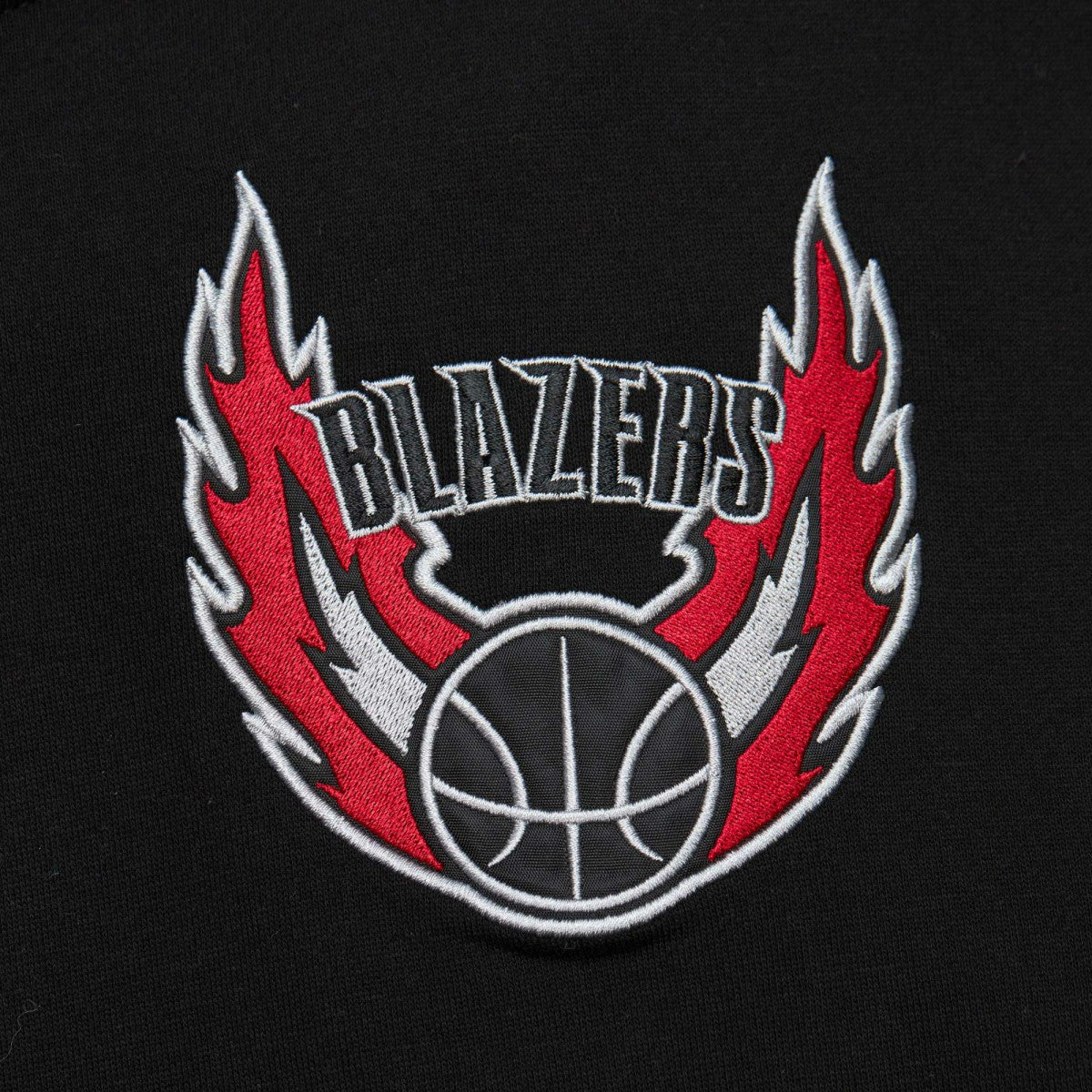 Portland Trail Blazers Team OG 2.0 Vintage Logo Fleece Pullover Hoodie Black - NBA