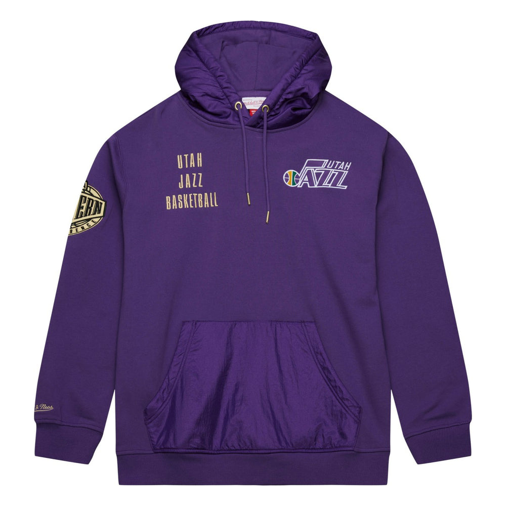 Utah Jazz Team OG 2.0 Vintage Logo Fleece Pullover Hoodie Purple - NBA