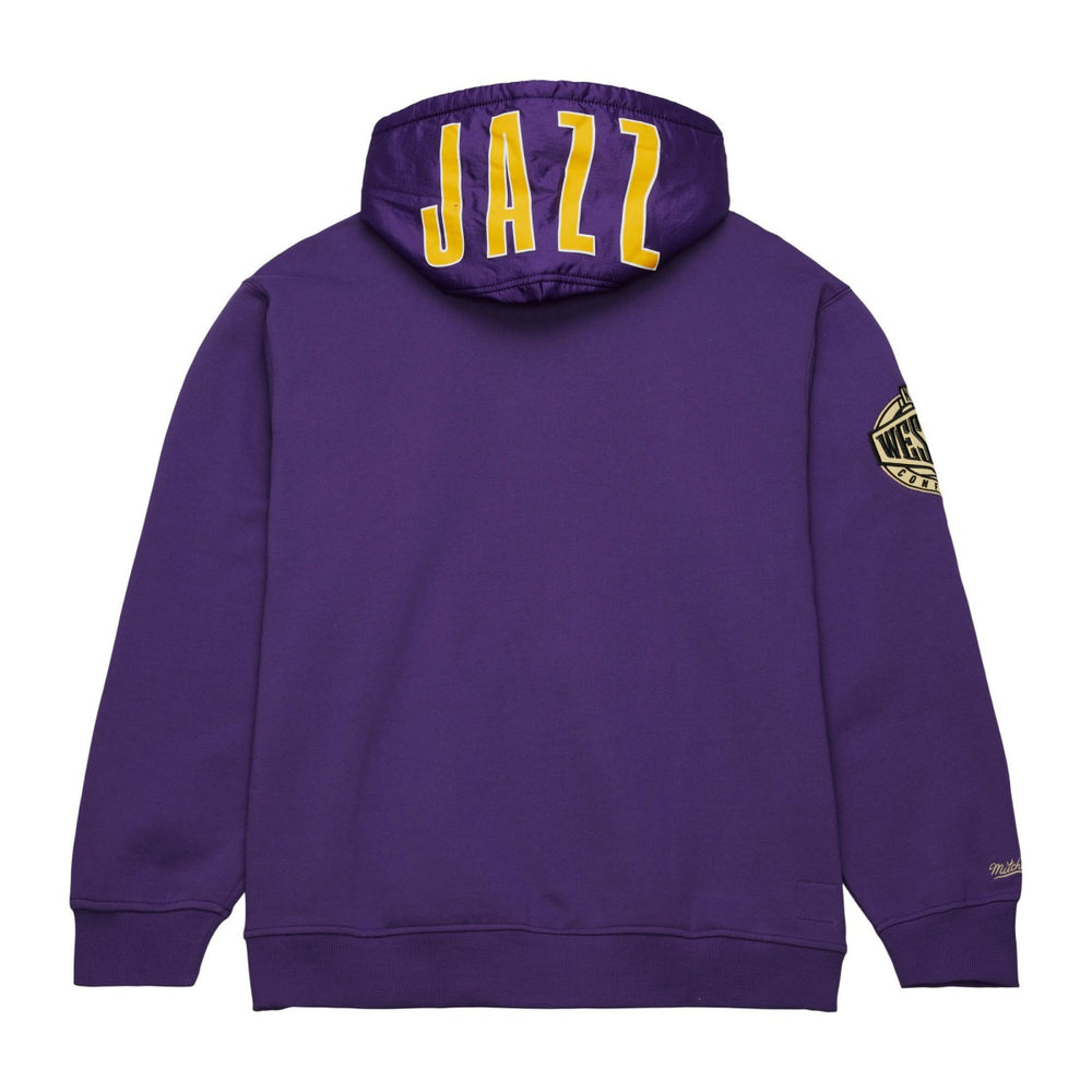 Utah Jazz Team OG 2.0 Vintage Logo Fleece Pullover Hoodie Purple - NBA