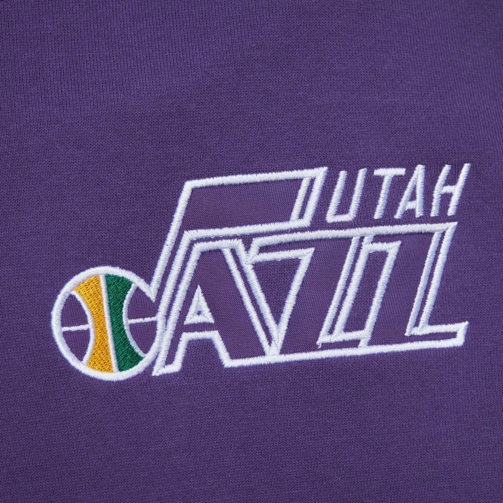 Utah Jazz Team OG 2.0 Vintage Logo Fleece Pullover Hoodie Purple - NBA