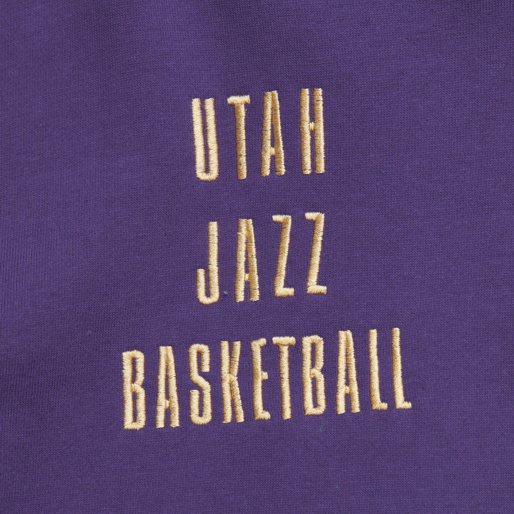 Utah Jazz Team OG 2.0 Vintage Logo Fleece Pullover Hoodie Purple - NBA
