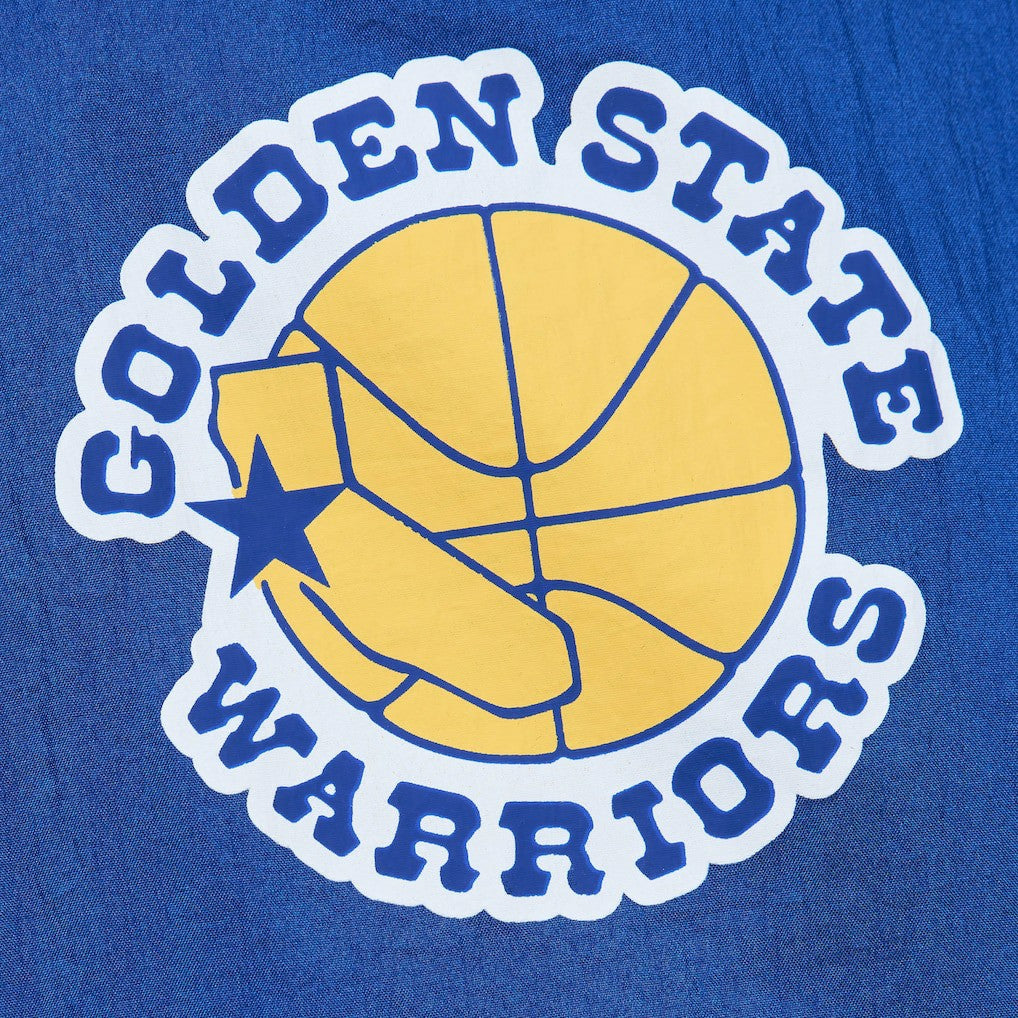 Golden State Warriors Team OG 2.0 Vintage Logo Anorak Windbreaker Quarter-Zip Jacket Royal - NBA