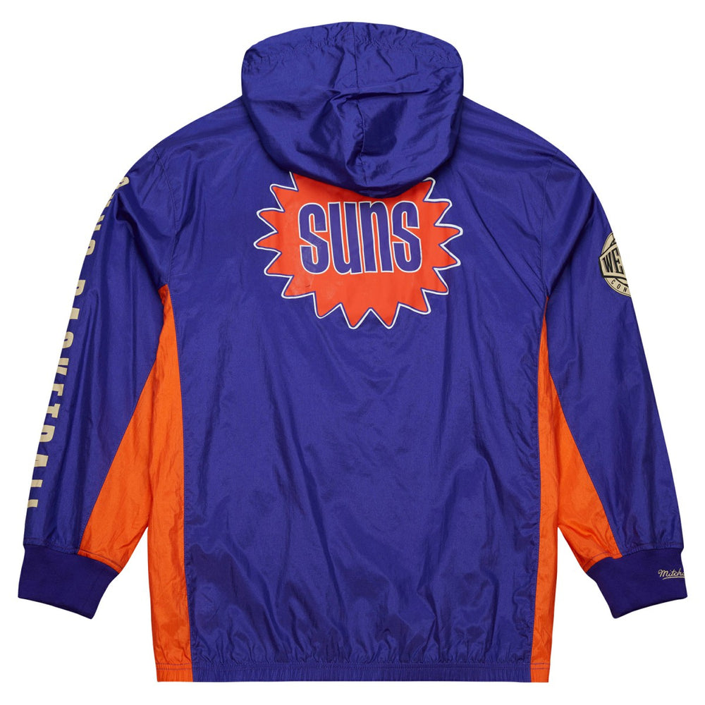 Phoenix Suns Team OG 2.0 Vintage Logo Anorak Windbreaker Quarter-Zip Jacket Purple - NBA