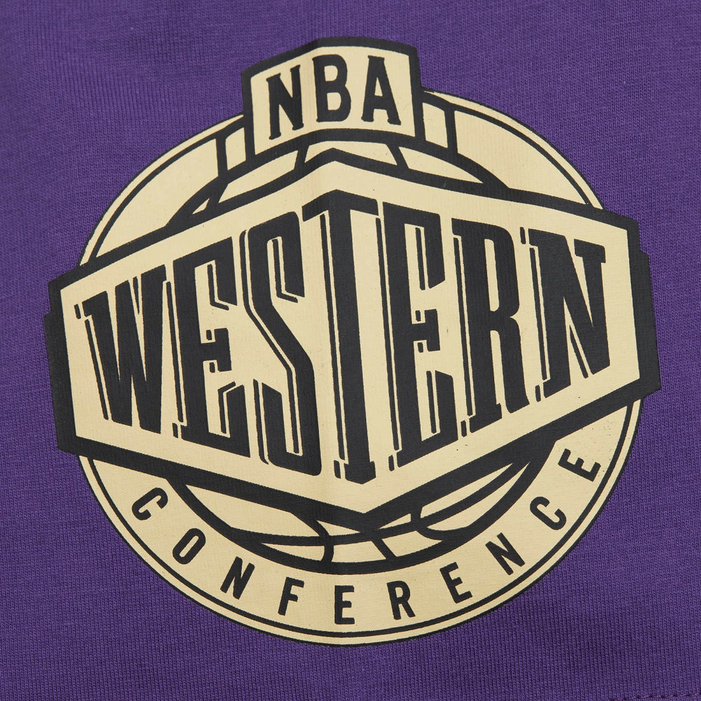 Utah Jazz Hardwood Classics Team OG 2.0 Premium Vintage Logo T-Shirt Purple - NBA