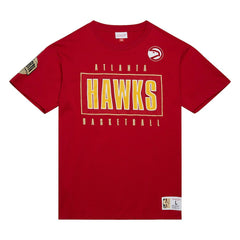 Atlanta Hawks Hardwood Classics Team OG 2.0 Premium Vintage Logo T-Shirt Red - NBA
