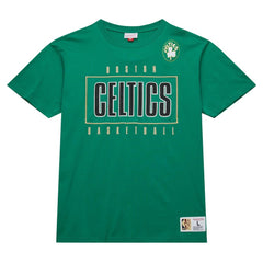 Boston Celtics Hardwood Classics Team OG 2.0 Premium Vintage Logo T-Shirt Kelly Green - NBA
