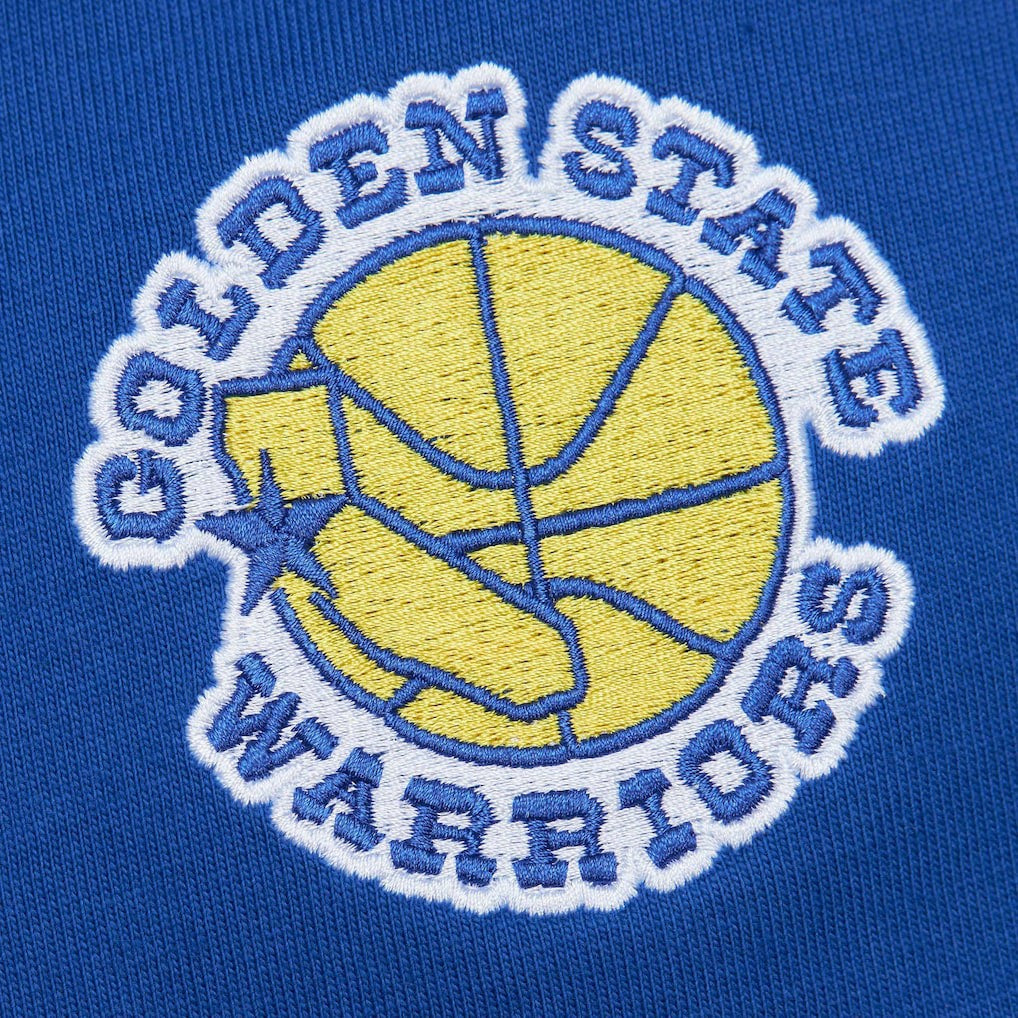 Golden State Warriors Hardwood Classics Team OG 2.0 Premium Vintage Logo T-Shirt Royal - NBA
