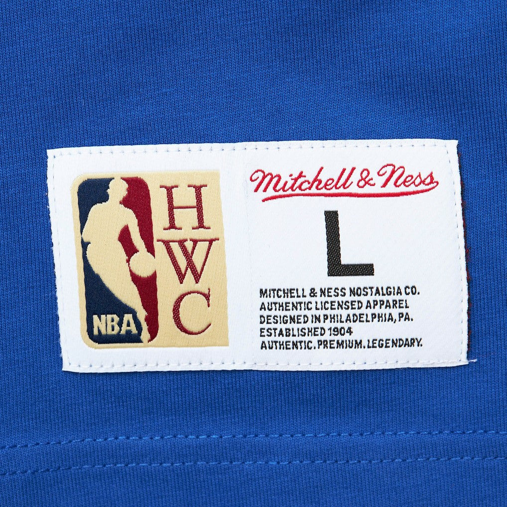 Golden State Warriors Hardwood Classics Team OG 2.0 Premium Vintage Logo T-Shirt Royal - NBA