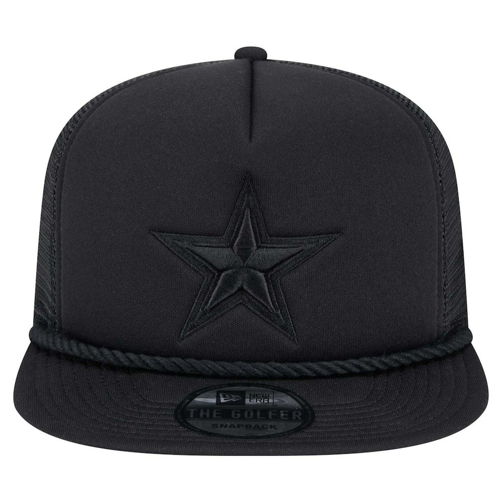 New Era Dallas Cowboys Black Active Tone Golfer Snapback Hat | NFL