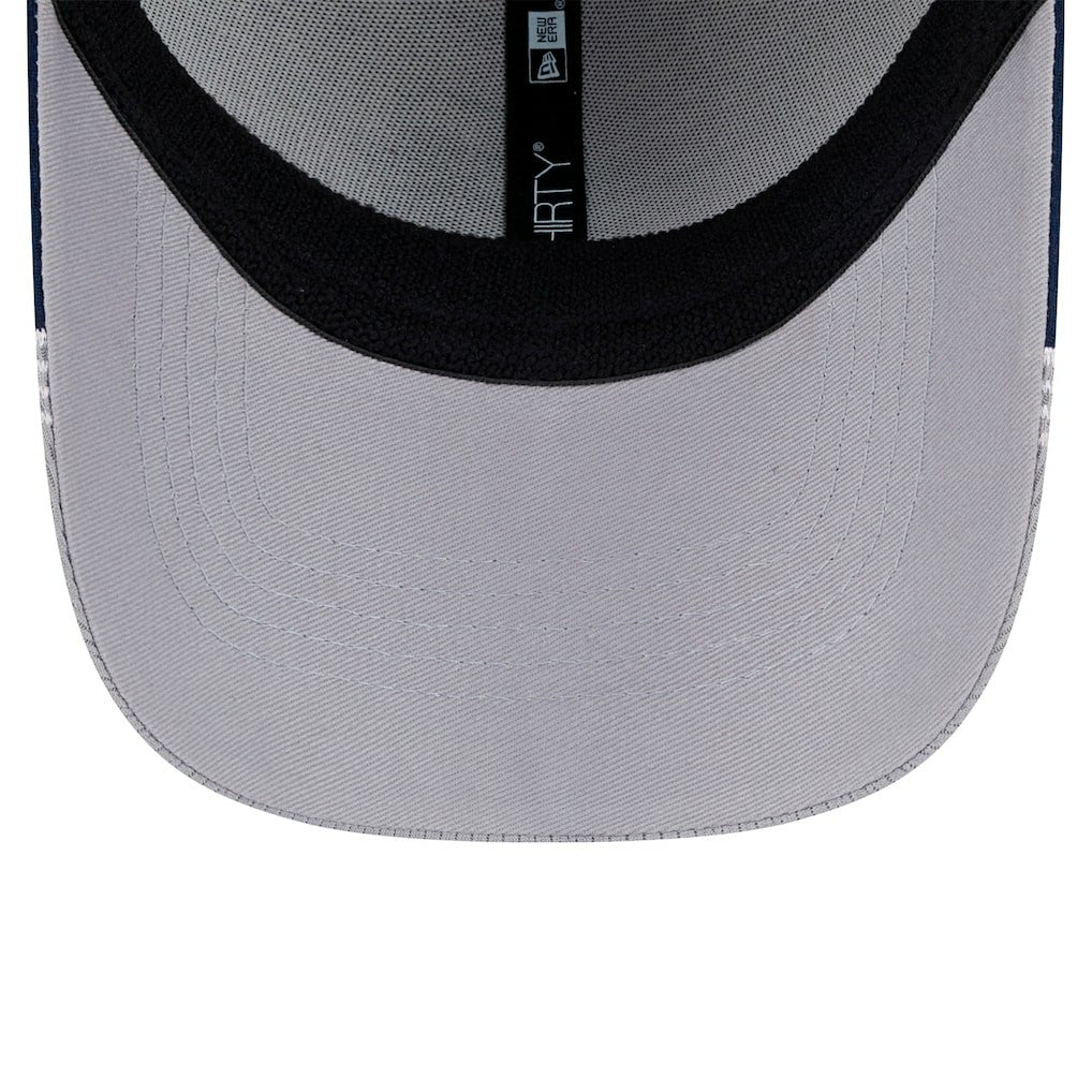 New Era Dallas Cowboys Gray Retro Joe Active Visor Trim 39THIRTY Flex Hat | NFL