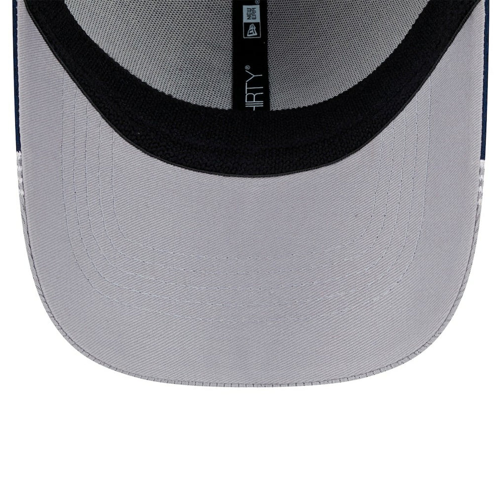 New Era Dallas Cowboys Gray Retro Joe Active Visor Trim 39THIRTY Flex Hat | NFL