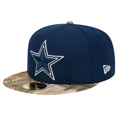 Dallas Cowboys New Era Active 59FIFTY Fitted Hat Navy/Realtree Camo | NFL