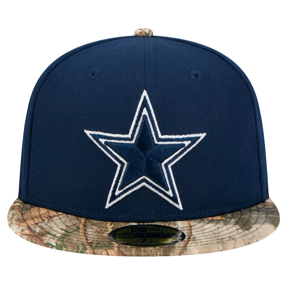 Dallas Cowboys New Era Active 59FIFTY Fitted Hat Navy/Realtree Camo | NFL