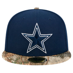 Dallas Cowboys New Era Active 59FIFTY Fitted Hat Navy/Realtree Camo | NFL