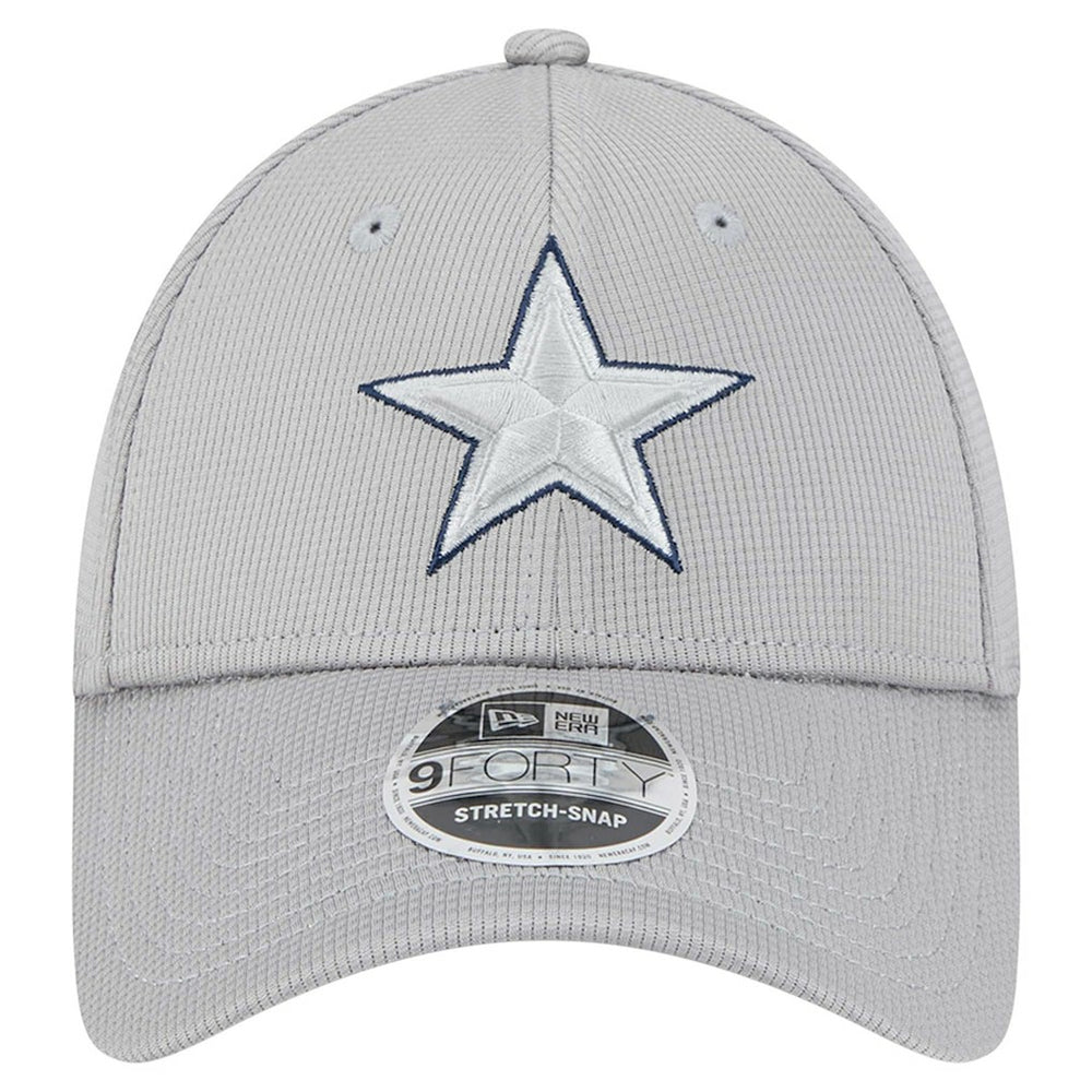 Dallas Cowboys New Era Male Adult Pivot 9FORTY Adjustable Hat Gray | NFL
