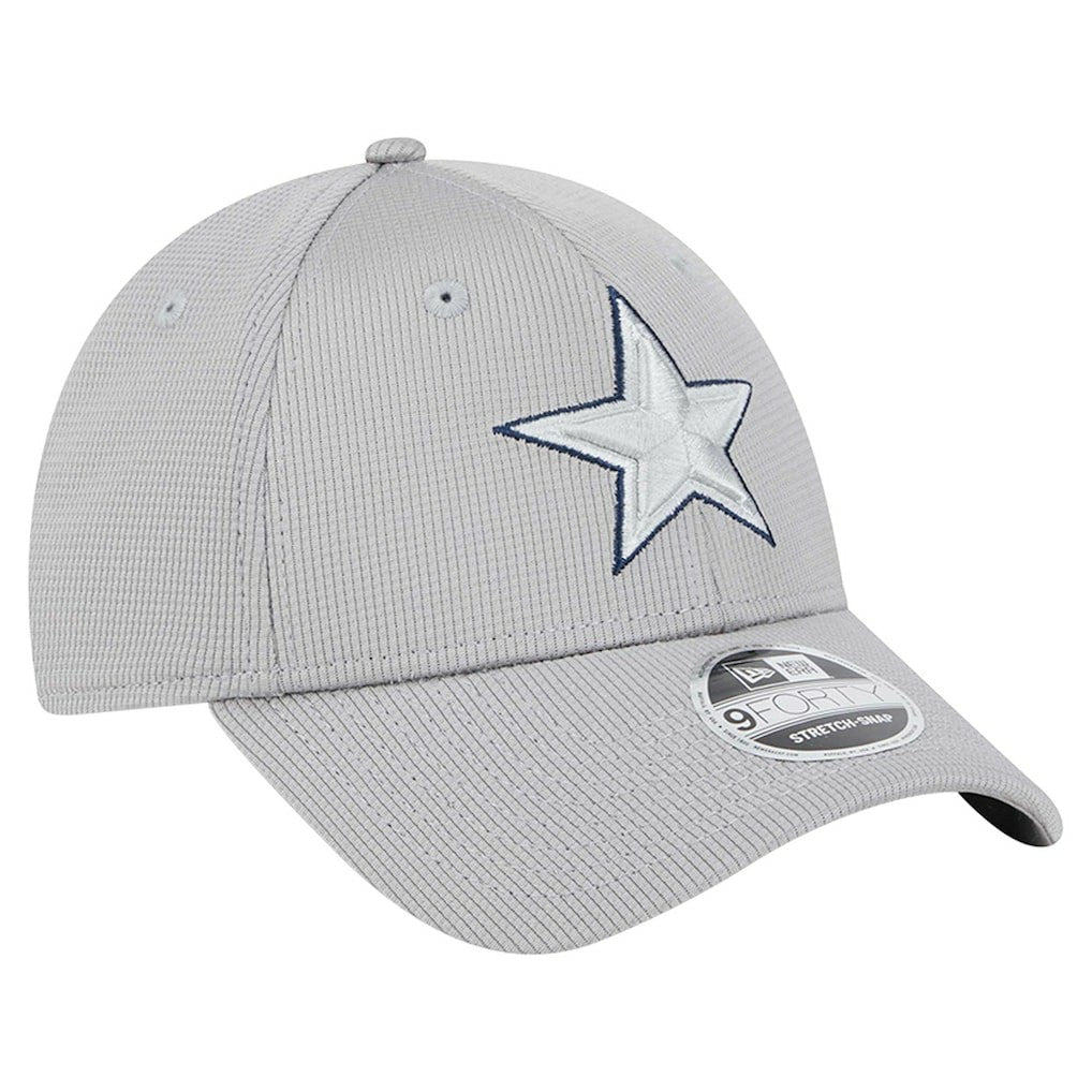 Dallas Cowboys New Era Male Adult Pivot 9FORTY Adjustable Hat Gray | NFL