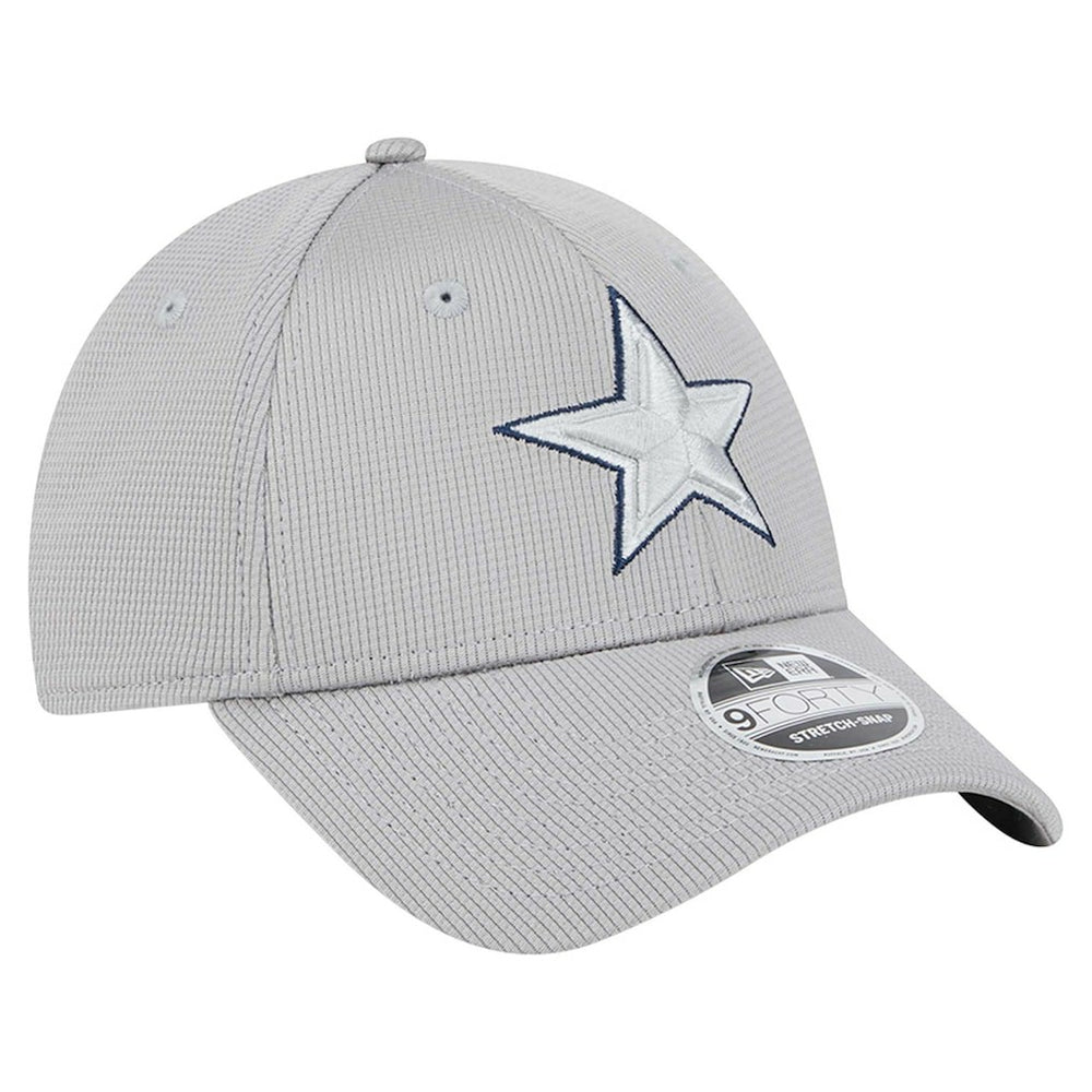 Dallas Cowboys New Era Male Adult Pivot 9FORTY Adjustable Hat Gray | NFL