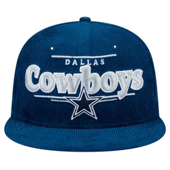 Dallas Cowboys New Era Display Corduroy 9FIFTY Snapback Hat Navy | NFL