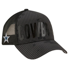 Dallas Cowboys New Era Midnight Ink Tonal A-Frame 9FORTY Adjustable Hat Graphite | NFL