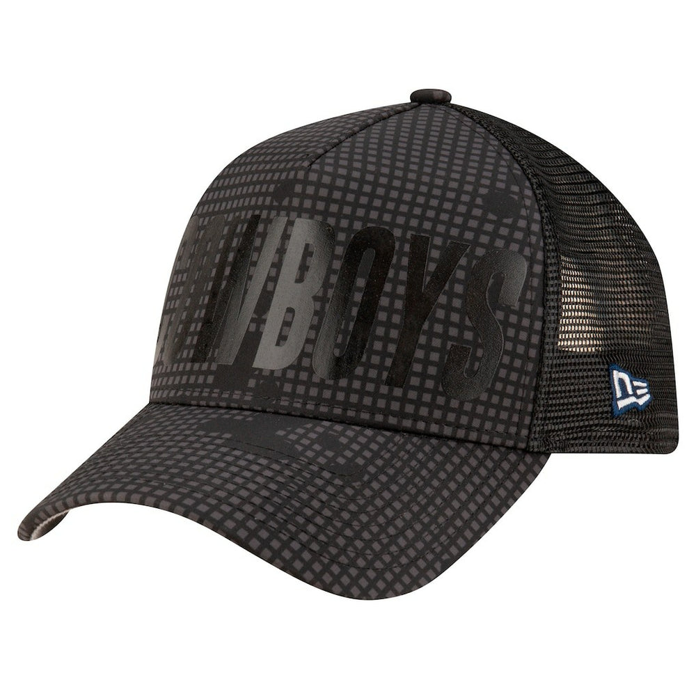 Dallas Cowboys New Era Midnight Ink Tonal A-Frame 9FORTY Adjustable Hat Graphite | NFL