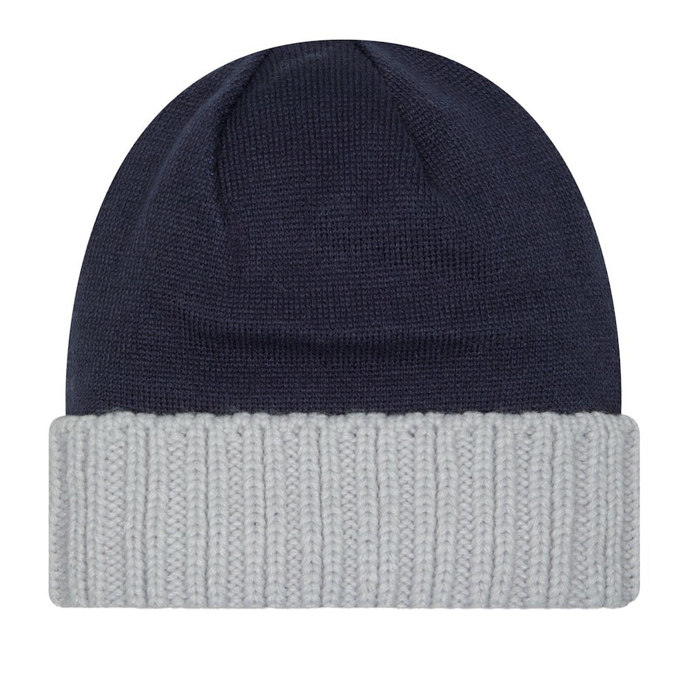Dallas Cowboys New Era Oversize Cuffed Knit Hat Navy/Gray | NFL