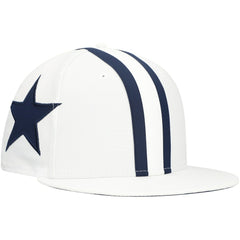 Dallas Cowboys New Era Helmet 9FIFTY Snapback Hat White | NFL