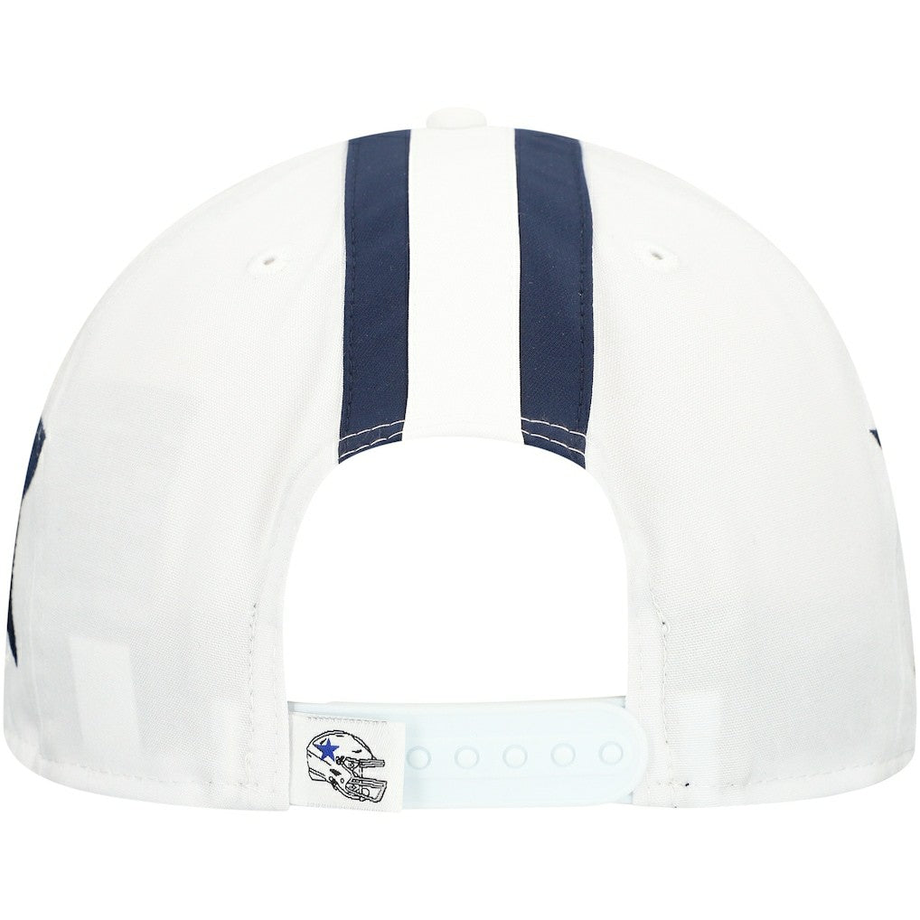 Dallas Cowboys New Era Helmet 9FIFTY Snapback Hat White | NFL
